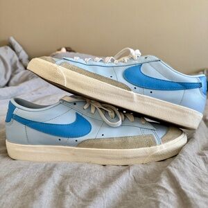 Nike Blazer Low '77 Vintage Celestine Blue Sail White Men's Size 13 Sneakers